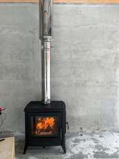 Купить чугунный Печь-камин EVEREST S13 в Бресте фото в интерьере в Бресте