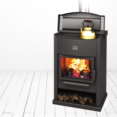 Недорогой камин с дровницей Теплодар ОВ-120 (прямой) фото в Бресте