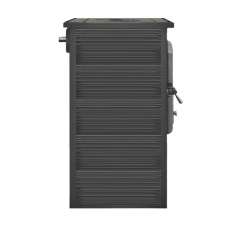 Печь со стеклом ЭТНА (БКД) с плитой и ТО в интерьере фото в Бресте