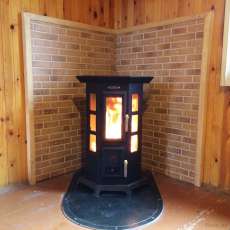 Отопительная печь Термофор Статика Квинта, чёрная бронза фото в Бресте