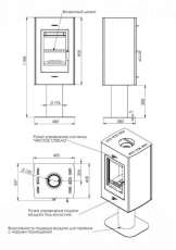 Купить стальной камин с шамотом Мета-Бел Рона в Бресте фото в Бресте