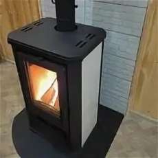 Купить стальной недорогой камин с шамотом Мета-Бел АОТ 7.0 Ритм в Бресте фото в Бресте