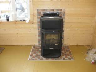 Купить большой камин с шамотом Мета-Бел Ангара-Аква в Бресте фото в Бресте