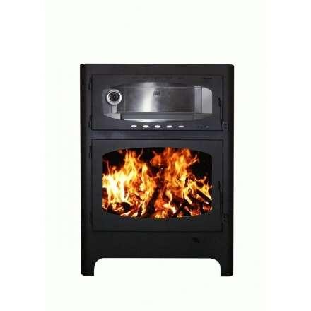 Печь-камин Бавария Эко с духовкой и плитой фото в Бресте