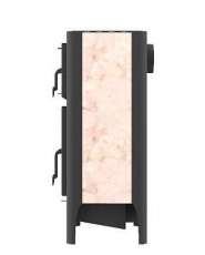 Печь-камин со стеклом Бавария Эко с духовкой и плитой фото в Бресте