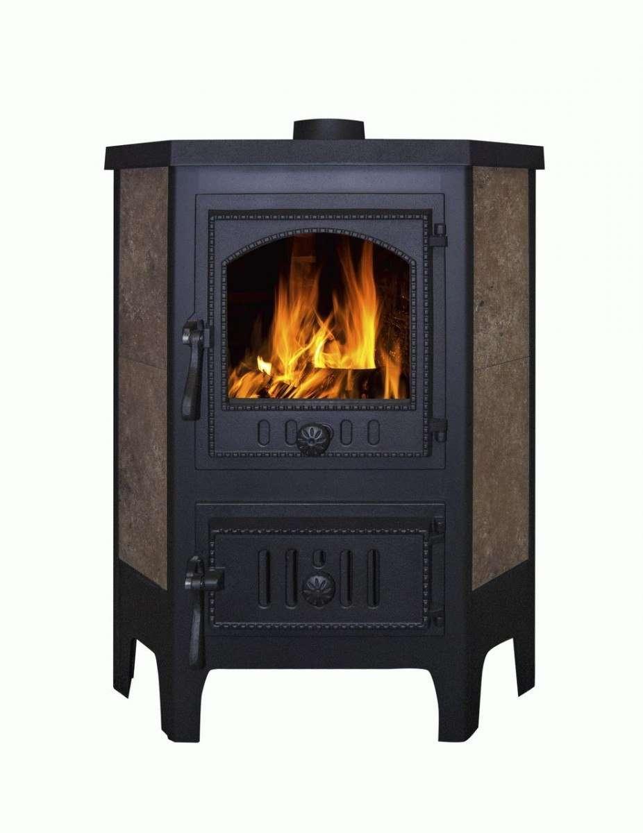 Печь-камин Бавария угловая чугун с плитой Амазонка бай фото Печь-камин Бавария угловая чугун с плитой купить в Бресте