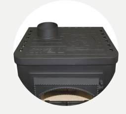 Чугунный камин Бавария Оптима Чугун с плитой фото в Бресте