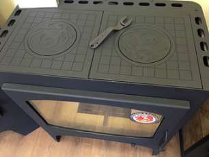 Недорогой камин Бавария Эко с плитой 2 конфорки фото в Бресте