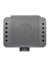 Стальной камин БАВАРИЯ ЭКО с плитой одна конфорка фото в Бресте