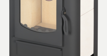 Стальной камин БАВАРИЯ ЭКО с плитой одна конфорка фото схема в Бресте