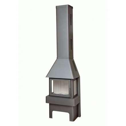 Печь-камин Бавария три стекла графит Амазонка бай фото в Бресте