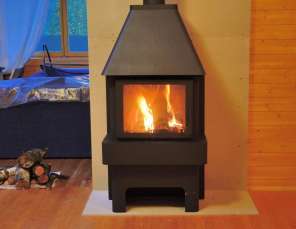 Недорогой камин Бавария три стекла графит фото в интерьере в Бресте