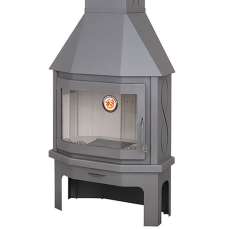 Камин Мюнхен пристенно-угловой графит купить в Бресте