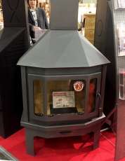 Новый камин Мюнхен угловой графит фото в живую в Бресте