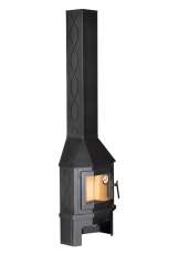 Камин МЮНХЕН ПРИСТЕННО УГЛОВОЙ КОМПАКТ черный в Бресте