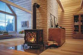 Печь-камин чугунный FireWay Demetra в интерьере Амазонка бай фото в Бресте