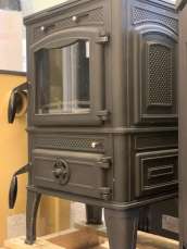 Печь-камин FireWay Dacha патина бронза в интерьере Амазонка бай фото в Бресте