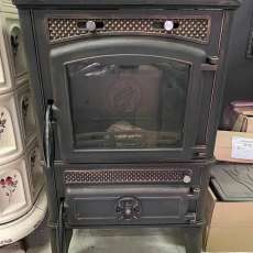 Печь-камин FireWay Dacha патина бронза в интерьере Амазонка бай фото в Бресте