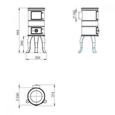 Купить Печь-камин NORDflam Ermis в Бресте Амазонка бай фото в Бресте