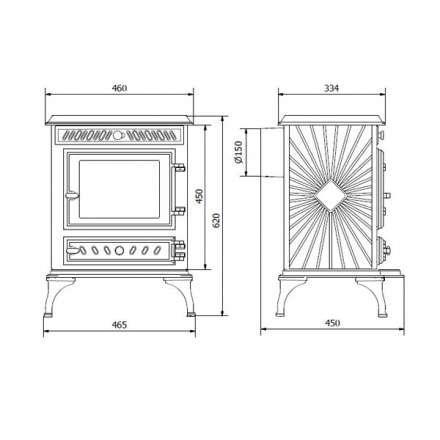 Купить Печь-камин Kawmet P3 (7.4 кВт) EKO в интерьере чугунный в Бресте фото в Бресте