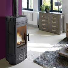 Печь-камин Invicta Chatel чугун в интерьере Амазонка бай фото в Бресте