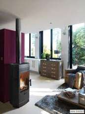 Печь-камин чугунный Invicta Gomont в интерьере Амазонка бай фото в Бресте