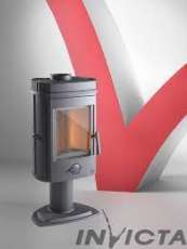 Печь-камин чугунный Invicta Mesnil в интерьере Амазонка бай фото в Бресте