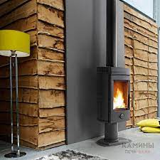 Печь-камин чугунный Invicta Mesnil в интерьере Амазонка бай фото в Бресте