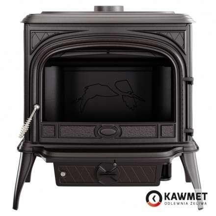 Купить Печь-камин KAWMET Premium SPHINX S6 (13,9 kW) в интерьере чугунный в Бресте фото в Бресте