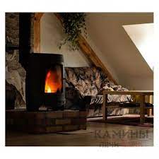 Печь-камин чугунный Invicta La Borne 2 в интерьере Амазонка бай фото в Бресте