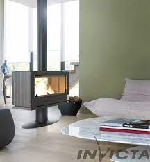 Купить Печь-камин Invicta Nelson в интерьере чугунная в Бресте в Бресте