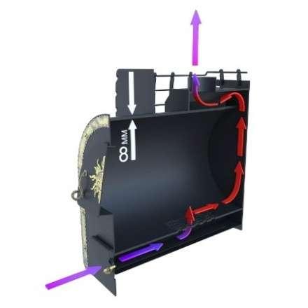 Отопительная печь Царь-печи Золовка 8 мм в Бресте