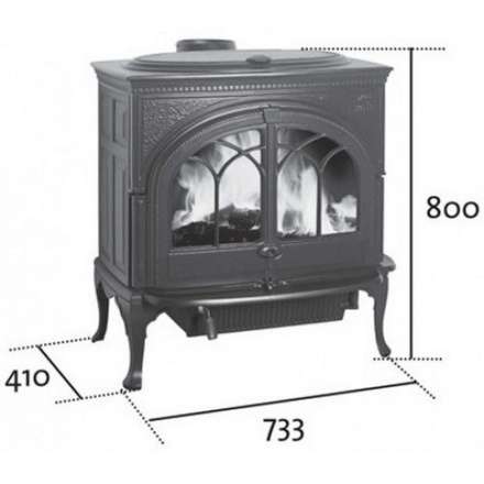 Чугунная печь камин Jotul F600 в Бресте