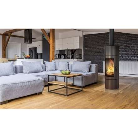 Купить Печь-камин Kratki Antares стальной в интерьере в Бресте Амазонка бай фото в Бресте