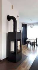 Купить Печь-камин Kratki THOR 8 View стальной в интерьере в Бресте Амазонка бай фото в Бресте