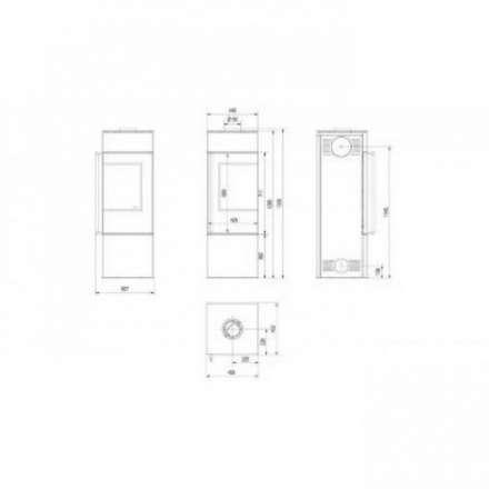 Купить Печь-камин Kratki THOR 8 в Бресте Амазонка бай фото в Бресте