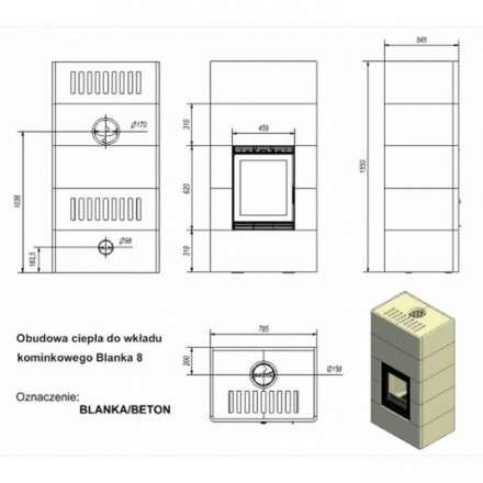 Купить Кафельную печь Kratki BLANKA/KAFEL/K амазонка бай фото в Бресте