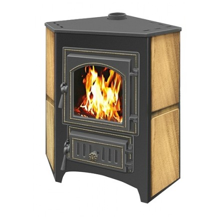 Печь-камин Везувий ПК-01 (220) угловой песчаник 9 кВт Амазонка бай фото в Бресте