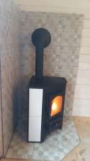 Купить Печь-камин Везувий ПК-01 (220) угловой песчаник 9 кВт в Бресте в Бресте