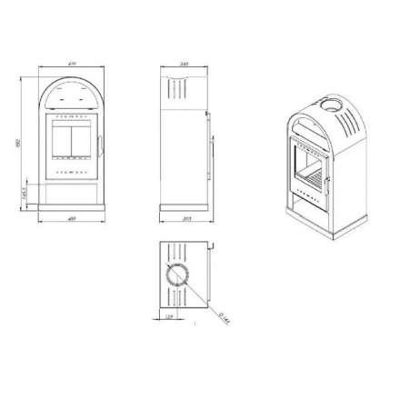  Купить Печь-камин NORDflam Teramo в Бресте Амазонка бай фото в Бресте