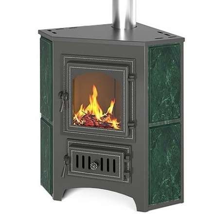 Печь-камин Везувий ПК-01 (220) угловой змеевик 9 кВт купить в Бресте