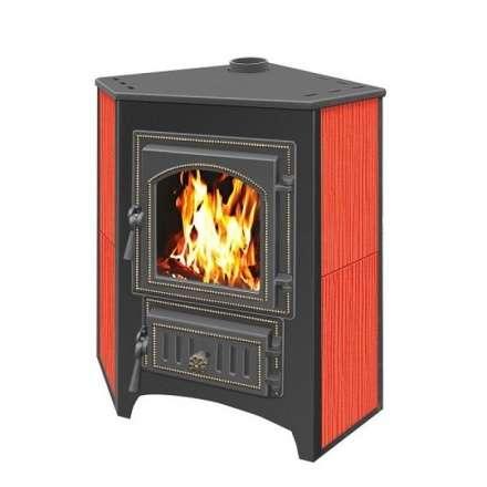 Печь-камин Везувий ПК-01 (270) угловой красный 9 кВт Амазонка бай фото Печь-камин Везувий ПК-01 (270) угловой красный 9 кВт купить в Бресте