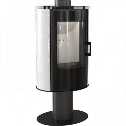 Печь-камин Kratki Koza/AB/S/NO/GLASS/Kafel/Bialy Амазонка бай фото в Бресте