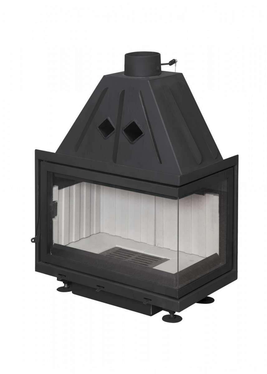 Каминная топка Экокамин Альфа 700 R два стекла правая купить в Бресте