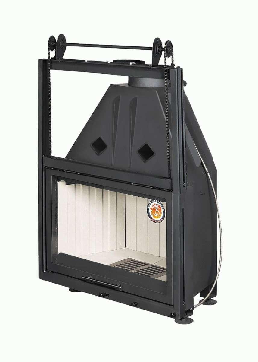 Каминная топка Экокамин Альфа 800 К с контргрузом купить в Бресте