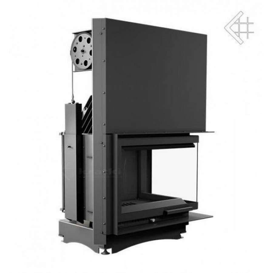 Каминная топка Kratki Zuzia/P/BS/G (угловое стекло справа,гильотина) Амазонка бай фото в Бресте