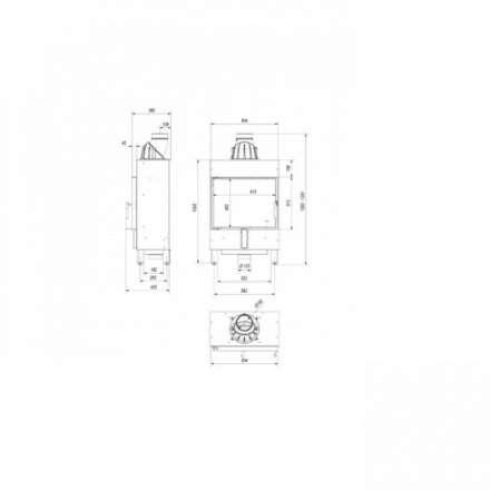 Каминная топка Kratki Lucy/12/Slim в Бресте