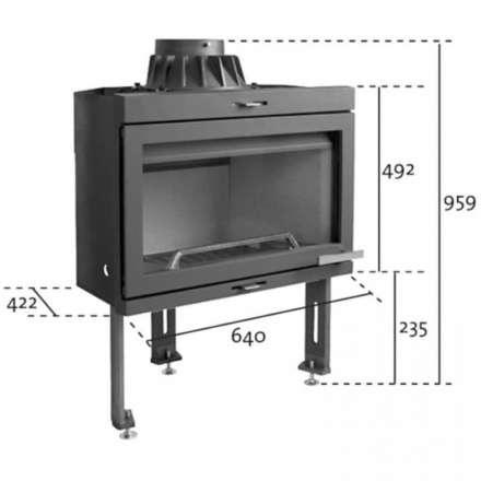 Каминная топка Jotul I 400 Panorama в Бресте