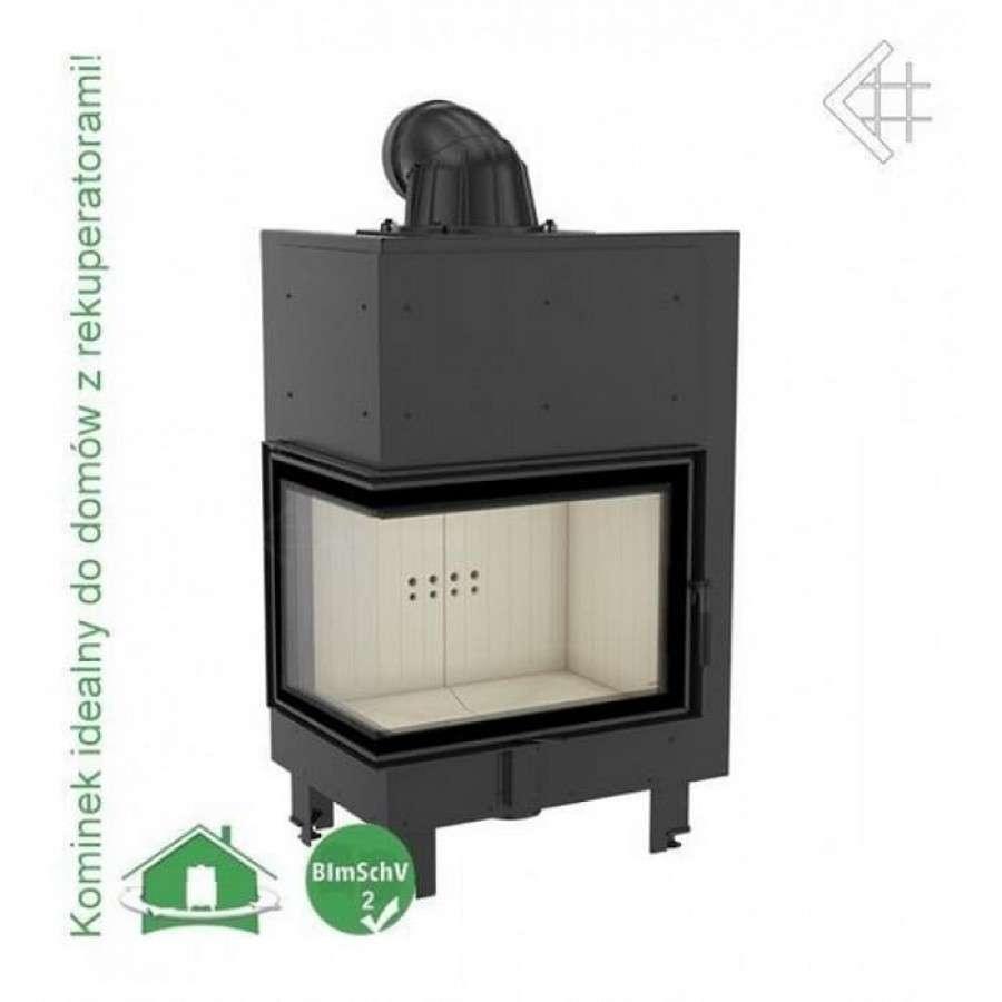 Каминная топка Kratki MBZ/P/BS (угловое стекло справа) Амазонка бай фото в Бресте