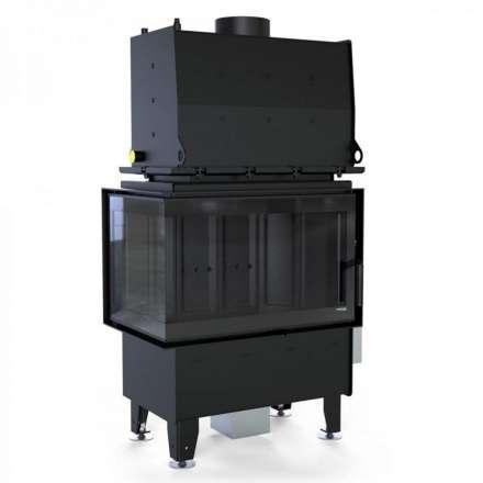 Каминная топка Defro Home RIVA SM BL SHORT угловая, с водяным контуром в Бресте